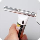 UDQYQ 3 Pieces Tube Squeezer Stainless Steel Toothpaste Dispenser Silver view 4