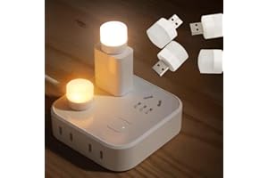 1PC Mini USB LED Mood Light - Dimmable for Bedroom, Desk, Car, Home Decor in Warm White/Cool White, Warm Light