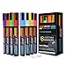 Liquid Chalk Markers, AGPtek 8 Pack Anti-wipe Fluorescent Highlighter Pen with Reversible 6mm Tip for Glass, Window & LED Art Menu Writing Board
