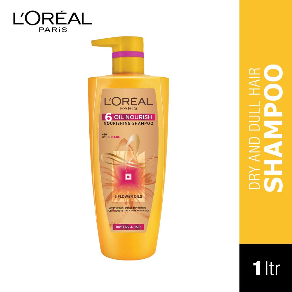 L'Oreal Paris 6 Oil Nourish Shampoo, 1 Litre Rs 476 At Amazon Delsheaven