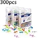 MROCO Push Pin Push Pins Color Push Pins Office Push Pin, Clear Push Pins,Thumb Tacks,Thumb Tack Decorative for Cork Board, Home, Sharp Steel Points 3/8 Inch,5 Colors 300 Pieces