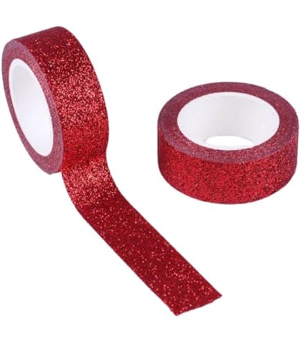 PATIKIL Holographic Washi Tape 0.59 Inch X 10.93 Yards 2 Roll Self Adhesive Masking Sticker For DIY Art Craft Wrapping Decoration White In The Multipurpose Tape Department At - View #9