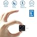 Mini Spy Hidden Camera, Moosoo 1080P/720P Full HD Matte Black 6 LED Infrared Night Vision Motion Detection Portable Recorder Home Surveillance Camera Nanny Cam Pet Baby Camera DV
