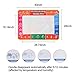 Cozytime Large Magic Water Doodle Mat Multicolor 40 X 28 Inch Kids Drawing Mat Pad with 3 Water Drawing Pens, 1 Brush and 9 Molds, Learning Educational Toys Gifts for 2 3 4 5 Girls Boys Toddlers