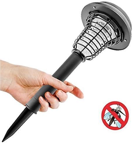 Heartte® LED Solar Garden Lantern Lamp with UV-Light Mosquito &amp; Fly Trap Bug Zapper (JJM-LT-MW)