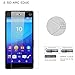 Rhidon Sony Xperia Z3+/Z3 Plus/Z4 (Front + Back) Tempered Glass Screen Protectors Anti Fingerprint Bubble Free Shatterproof Shockproof Protective Skin Film for Sony Xperia Z3+/Z3 Plus/Z4