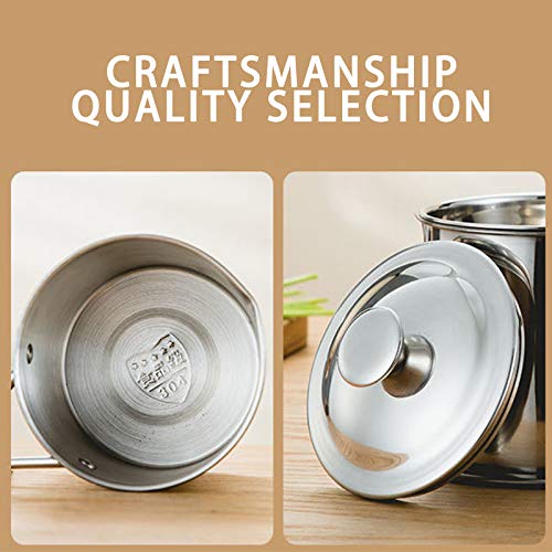 KingDragon bacon grease container with strainer Cooking Oil Filter, 1