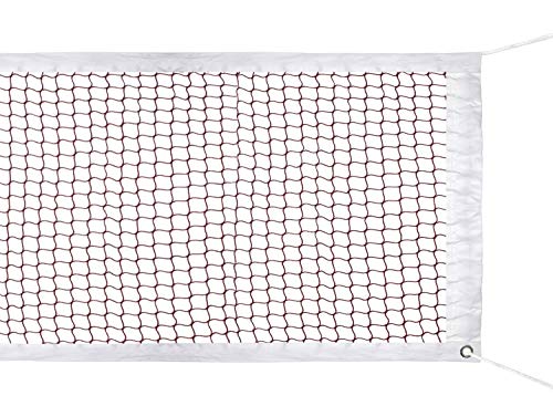 ATINUS Outdoor Badminton Tournament Net for Indoor or Outdoor Sports Garden Schoolyard Backyard (20 FT x 2.5 FT) with Rope Cable Top