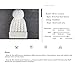 Women's Winter Beanie Warm Fleece Lining - Thick Slouchy Cable Knit Skull Hat Ski Cap(White pom Beanie+Gloves)