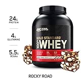 Optimum Nutrition Gold Standard 100% Whey Protein Powder, Rocky Road, 5 Pound