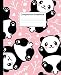 Composition Notebook: Nifty Wide Ruled Paper Notebook Journal. Cute Baby Pink & White Wide Cartoon P by Pretty Composition Notebooks