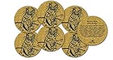 Corkology River Otter Coaster Set, Cork