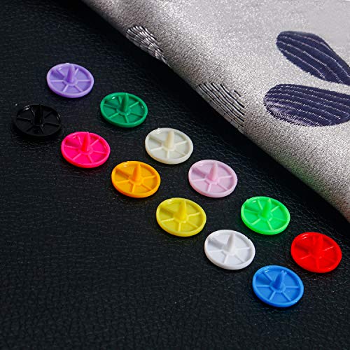 Lynda T8 Plastic Snap Fastener and Snap Pliers- Snap Fastener kit with 240pcs Snap Buttons- for Diapers/Curtains/Kid’s Clothes/Crafts