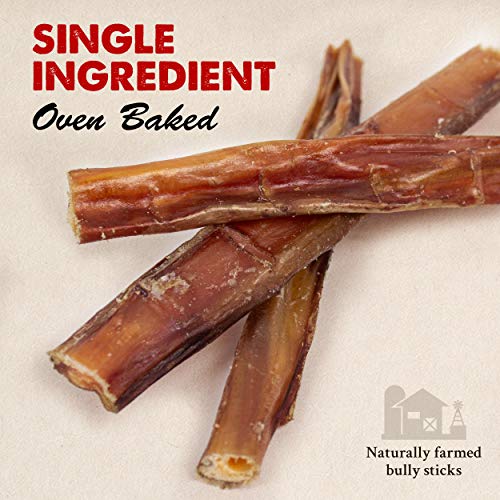 Downtown Pet Supply USA Sourced, 6", 15 Pack Bully Sticks for Large