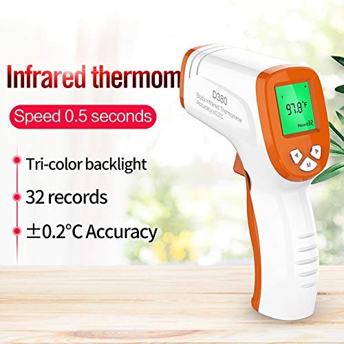 Infrared Forehead Thermometer for Adults, No Touch Digital Infrared