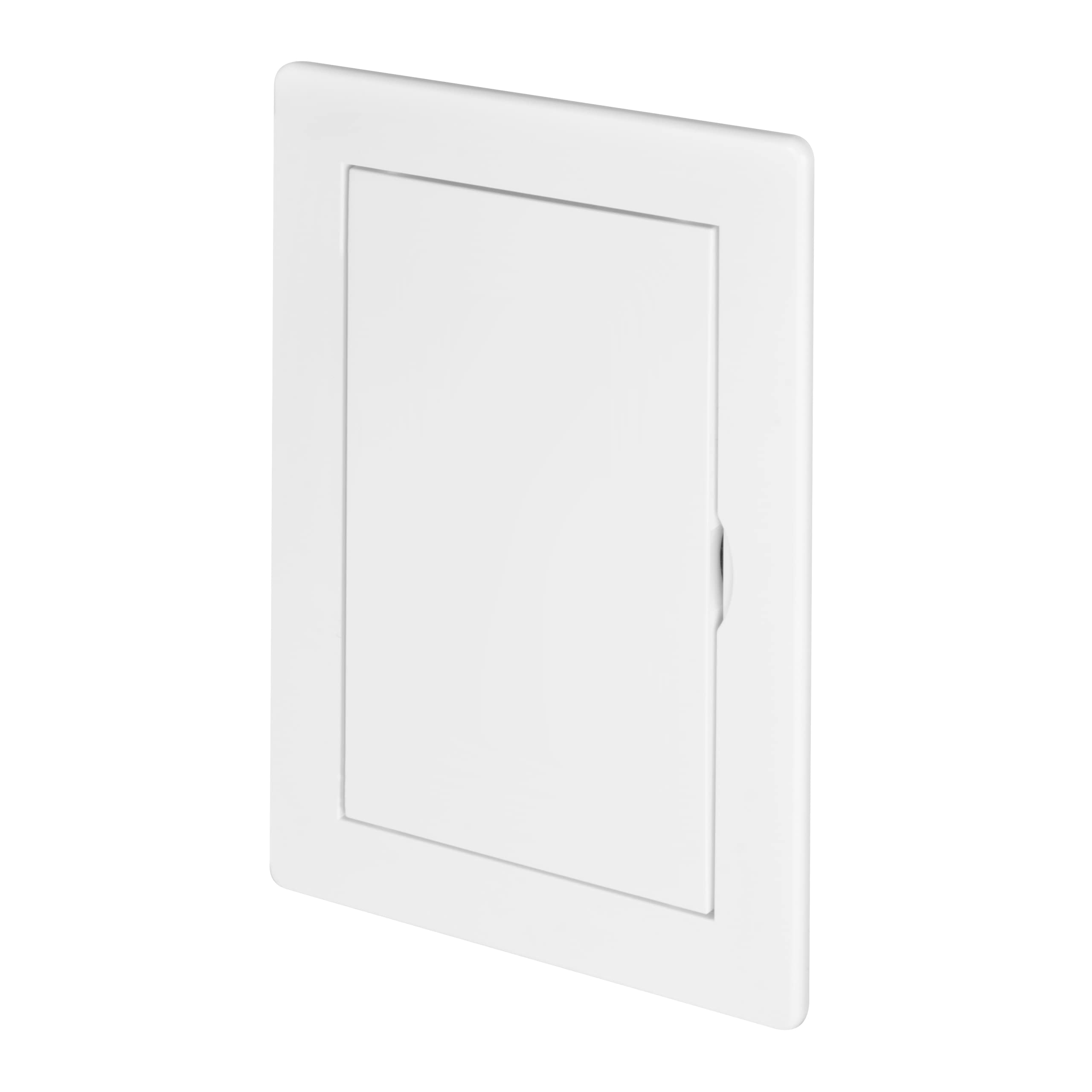 Awenta 100 x 150 mm Plastic Access Panel Door - White Opening Flap Cover Plate - Inspection Hatch - Door Latch - Concealed Hinge - Removable Door - Paintable Smooth Surface (4 x 6 Inches) — image 1