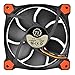 Thermaltake Riing 12 Series Red High Static Pressure 120mm Circular LED Ring Case/Radiator Fan with Anti-Vibration Mounting System Cooling CL-F038-PL12RE-A