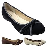 Enimay Women's Slip On Flats Casual Shoes Stylish Ballet Footwear Padded Insole