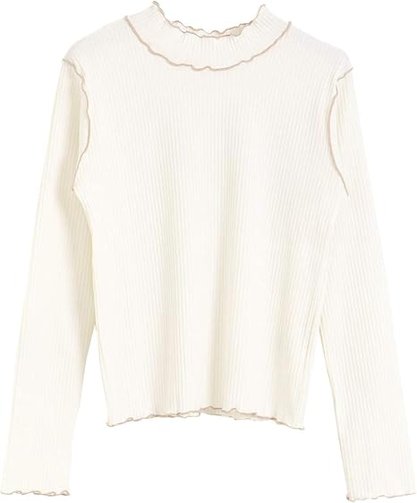 Amazon マジェスティックレゴン Majestic Legon メロウデザイン長袖トップス M アイボリー Tシャツ カットソー 通販