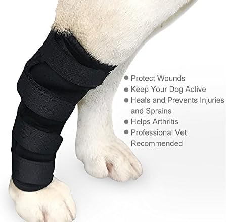 Pet Knee Pads Recover Legs Pet Hock Brace Dog Protector Support Joint Dog Legs Hind Protector Pet Dog Supplies, Size XL
