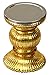 SouvNear Golden Pillar Candle Holder Glass Decor Centrepiece Candle Stand Ribbed Antique Look Votive Tealight Holder for Fireplace/Wedding/Table Top Accessories - Deals of The Day