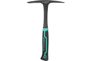 HARFINGTON Welding Chipping Hammer 28oz Slag Removal Tool Carbon Welder Hammer with Forged Steel Construction & Shock Reducti