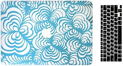 2015 Ver MacBook Pro 13'' With Retina Display Case and Keyboard Cover Protector, AICOO 2-in-1 Beautiful Hard Case Cover Shell For Macbook Pro Retina 13.3 inch (A1502 / A1425), Blue Hills