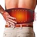 ARRIS Lower Back Heating Pad/Heating Waist Belt Wrap w/7.4V Rechargeable Battery Heat Therapy, Pain Relief for Back Waist Abdominal Stomach Lumbar Thigh Muscle Strain, for Men Women …