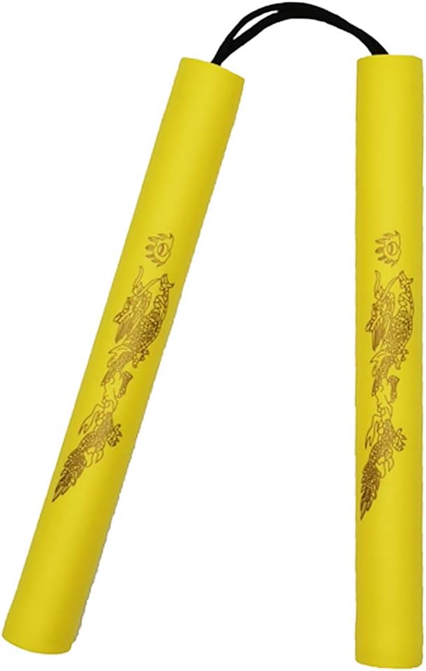 Hilmocho Foam Nunchucks Martial Arts Practice Training Cord Nunchakus