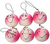 RoseSummer Squishy Soft Cute Expression Bread Bun Phone Charms Chain Strap