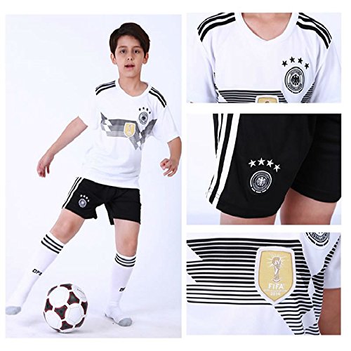 image for SODIAL Family Breathable Sportswear Soccer Set World Cup Germany Socce