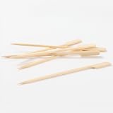 Navoys 50pc Bamboo Paddle Skewers 15cm Biodegradable Wooden Sticks for BBQ view 7