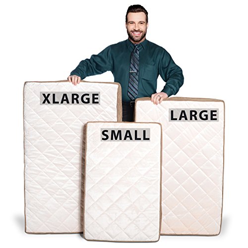 Milliard Quilted Padded Orthopedic Dog Bed, Egg Crate Foam with Plush