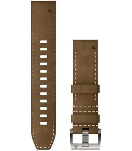 純正 Garmin Quickfit Chestnut Leather 22mm Amazon.com: Garmin QuickFit 22 Watch Band - Chestnut Leather