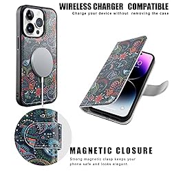 DorisMax for iPhone 14 Pro Wallet Case,Detachable