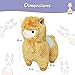 ED&TY Llama Stuffed Animal - Plush Animal Toy, Adorable & Cuddly - Perfect Friend for Your Child - Ultra-Soft - Calms & Soothes - Hypoallergenic, Cotton, Safe, Stuffed Toy Animals