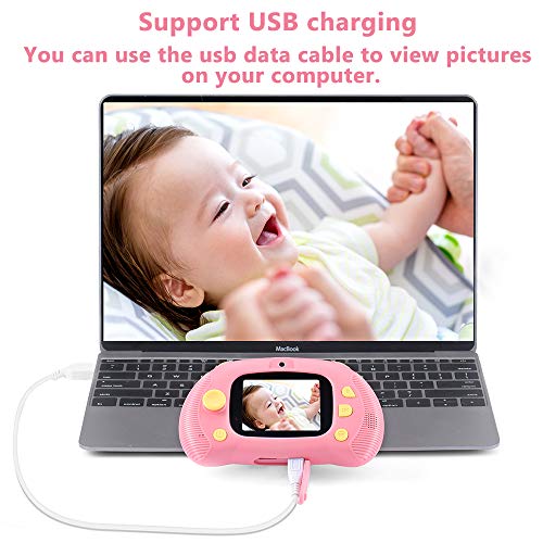 image for Fede Kids Digital Camera with 25 Games, Rechargeable Selfie Camera for