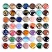 Wholesale Lot 24pcs Multi-color 25mm Gemstone Round Cab Cabochon For Jewelry Making