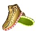 GreatJoy Cool Fun Light Up LED Shoes Sneaker 7 Colors USB Charging (38 / 7B Women / 5.5D Men, Gold)