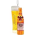 Budweiser® Beer Bottle and Glass Ornament