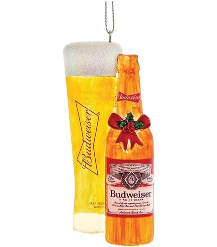 Amazon.com | Budweiser Vintage Style Glass Can Glasses - Set of 2