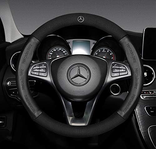 Amazon ベンツ ハンドルカバー スエード 牛革製 ステアリング パーツ 車内装 Cls Gla Glk Sl Gl Cla W219 W9 W230 W3 W211 W4 内装パーツ カバー 38 レッド 並行輸入品 ハンドルカバー 車 バイク