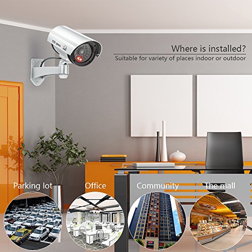 6 Security+Flashing+Surveillance+Realistic+Recording