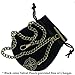 Albert Chain Pocket Watch Chains for Men Antique Brass Plating with Compass Design Medal Fob T Bar AC09