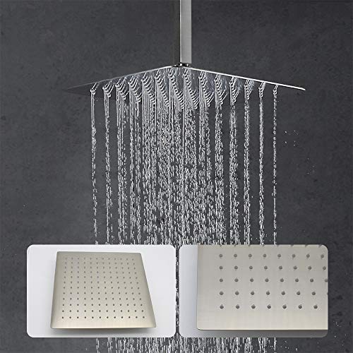Enga Shower System Ceiling Faucet Set with High Pressure 12" Rain