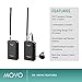 Saramonic SR-WM4C Wireless 4-Channel VHF Lavalier Omnidirectional Microphone System (200' Range) for DSLR Cameras & Camcorders with Bonus