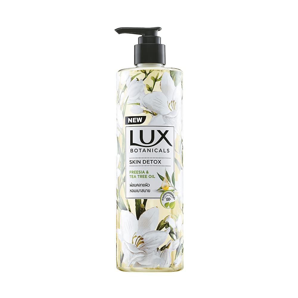 Lux Botanicals Body Wash (450 ml) Skin Detox with Freesia and Tea Tree Oil