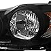 Spec-D Tuning 2LH-COR03JM-RS Toyota Corolla Black Crystal Headlights