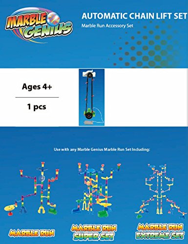 Marble Genius Automatic Chain Lift - Marble Run Accessory Add-On Set
