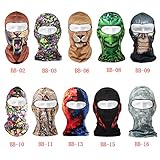 DDLBiz Thin 3D Outdoor Cycling Ski Balaclava Neck Hood Full Face Mask Hat Beanie Animal